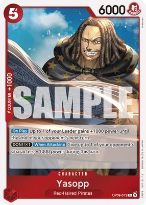 Yasopp OP09-013 card