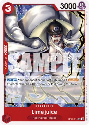 Limejuice OP09-014 card