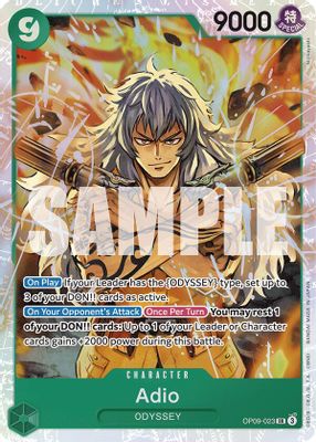 Adio OP09-023 card