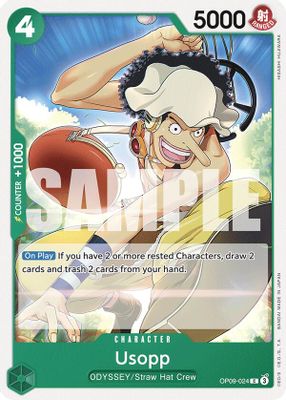 Usopp OP09-024 card