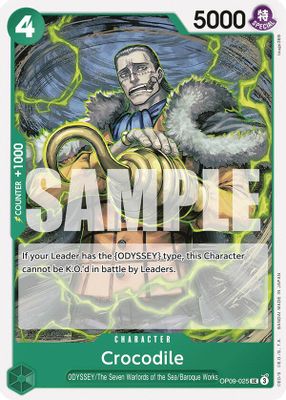 Crocodile OP09-025 card