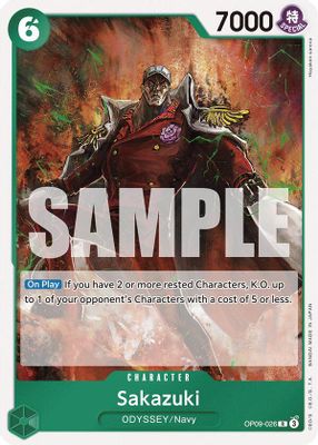 Sakazuki OP09-026 card