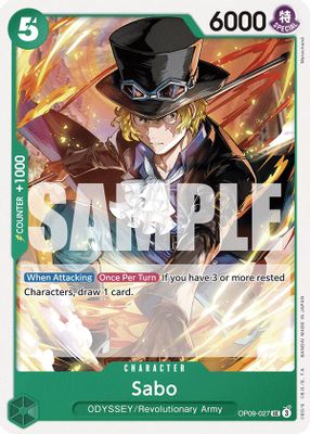 Sabo OP09-027 card