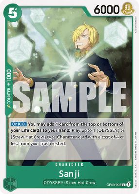 Sanji OP09-028 card