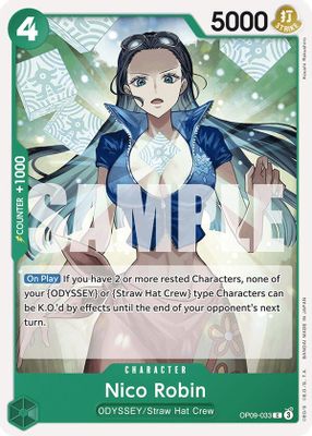 Nico Robin OP09-033 card