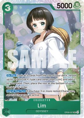 Lim OP09-037 card