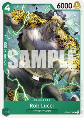 Rob Lucci OP09-038 card