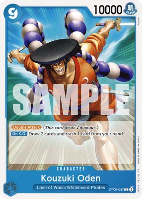 Kouzuki Oden OP09-047 card