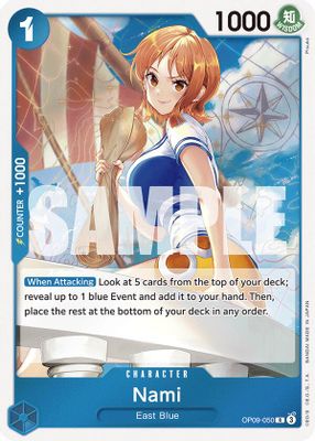 Nami OP09-050 card