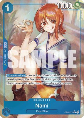 Nami OP09-050 card