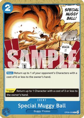 Special Muggy Ball OP09-058 card
