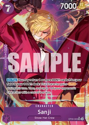 Sanji OP09-065 card