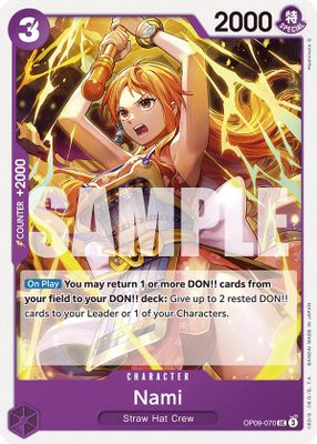 Nami OP09-070 card