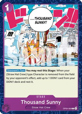 Thousand Sunny OP09-080 card