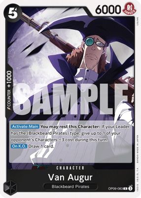 Van Augur OP09-083 card