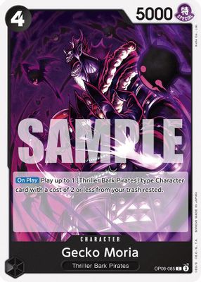 Gecko Moria OP09-085 card
