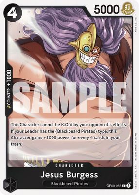 Jesus Burgess OP09-086 card