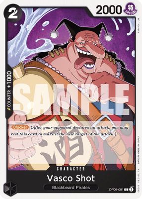 Vasco Shot OP09-091 card