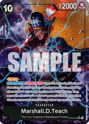 Marshall.D.Teach OP09-093 card