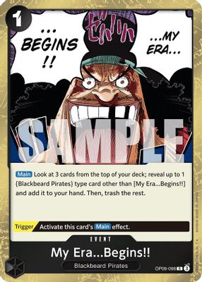 My Era...Begins!! OP09-096 card