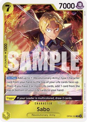 Sabo OP09-104 card