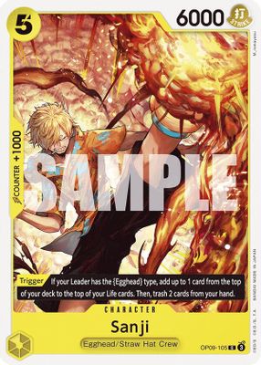 Sanji OP09-105 card