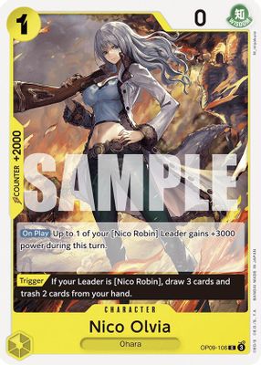 Nico Olvia OP09-106 card