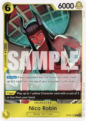 Nico Robin OP09-107 card