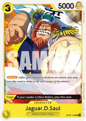 Jaguar.D.Saul OP09-109 card