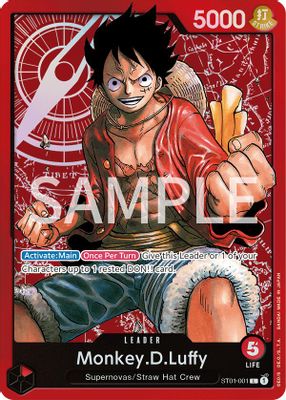 Monkey.D.Luffy ST01-001 card