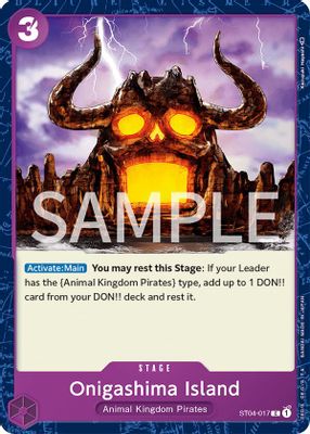 Onigashima Island ST04-017 card