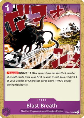 Blast Breath ST04-016 card