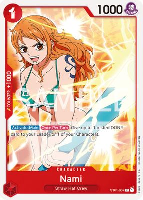 Nami ST01-007 card
