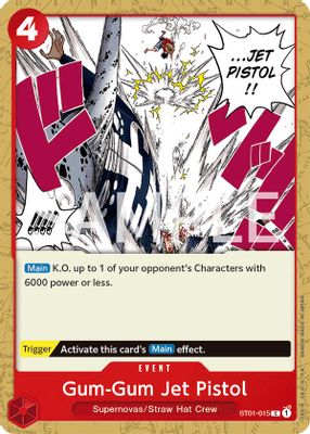 Gum-Gum Jet Pistol ST01-015 card