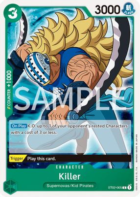 Killer ST02-005 card