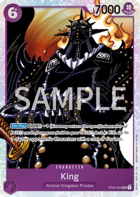 King ST04-004 card