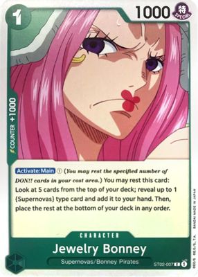 Jewelry Bonney ST02-007 card