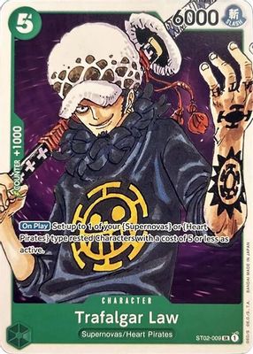 Trafalgar Law ST02-009 card