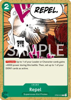 Repel ST02-016 card