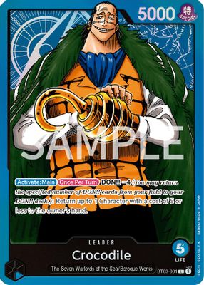 Crocodile ST03-001 card