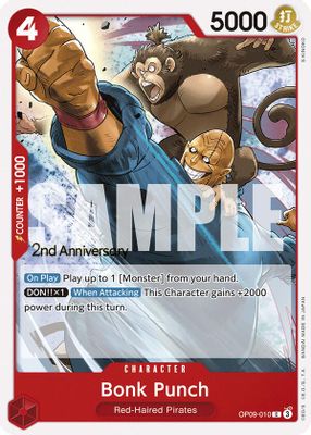 Bonk Punch OP09-010 card