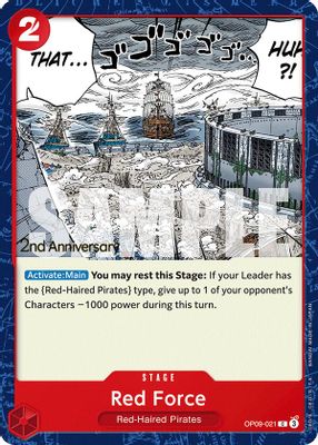 Red Force OP09-021 card