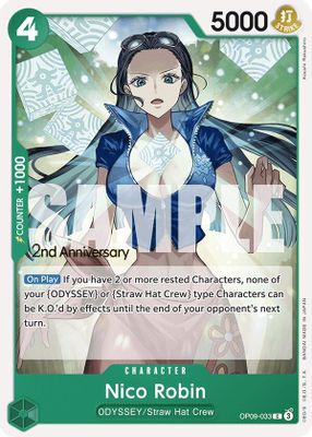 Nico Robin OP09-033 card