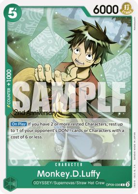 Monkey.D.Luffy OP09-036 card