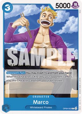 Marco OP09-052 card