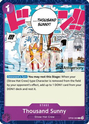 Thousand Sunny OP09-080 card