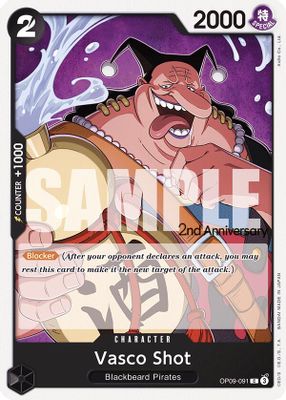 Vasco Shot OP09-091 card