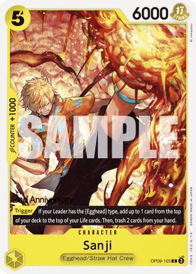 Sanji OP09-105 card