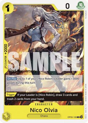 Nico Olvia OP09-106 card