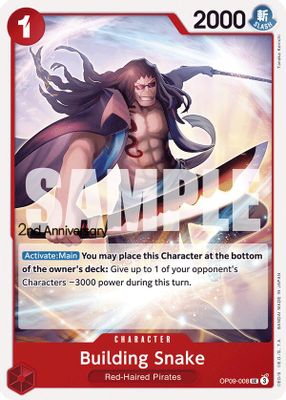 Building Snake OP09-008 card